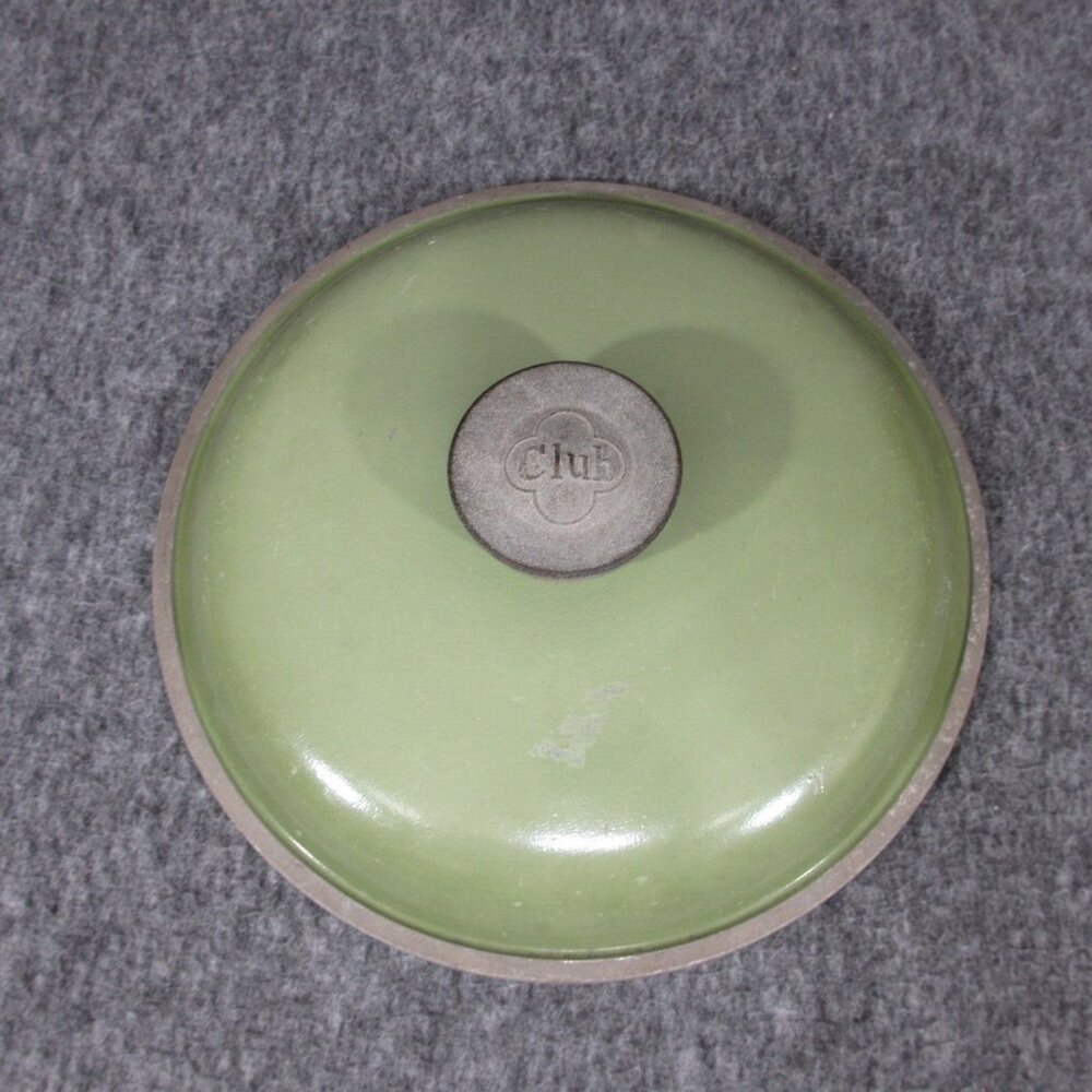 Club Aluminum 8 inch Sauce Pan Pot Lid Green Replacement LID ONLY